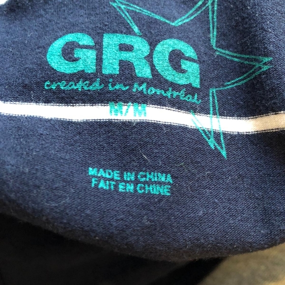 Striped Navy Mini Dress - Picture 5 of 5